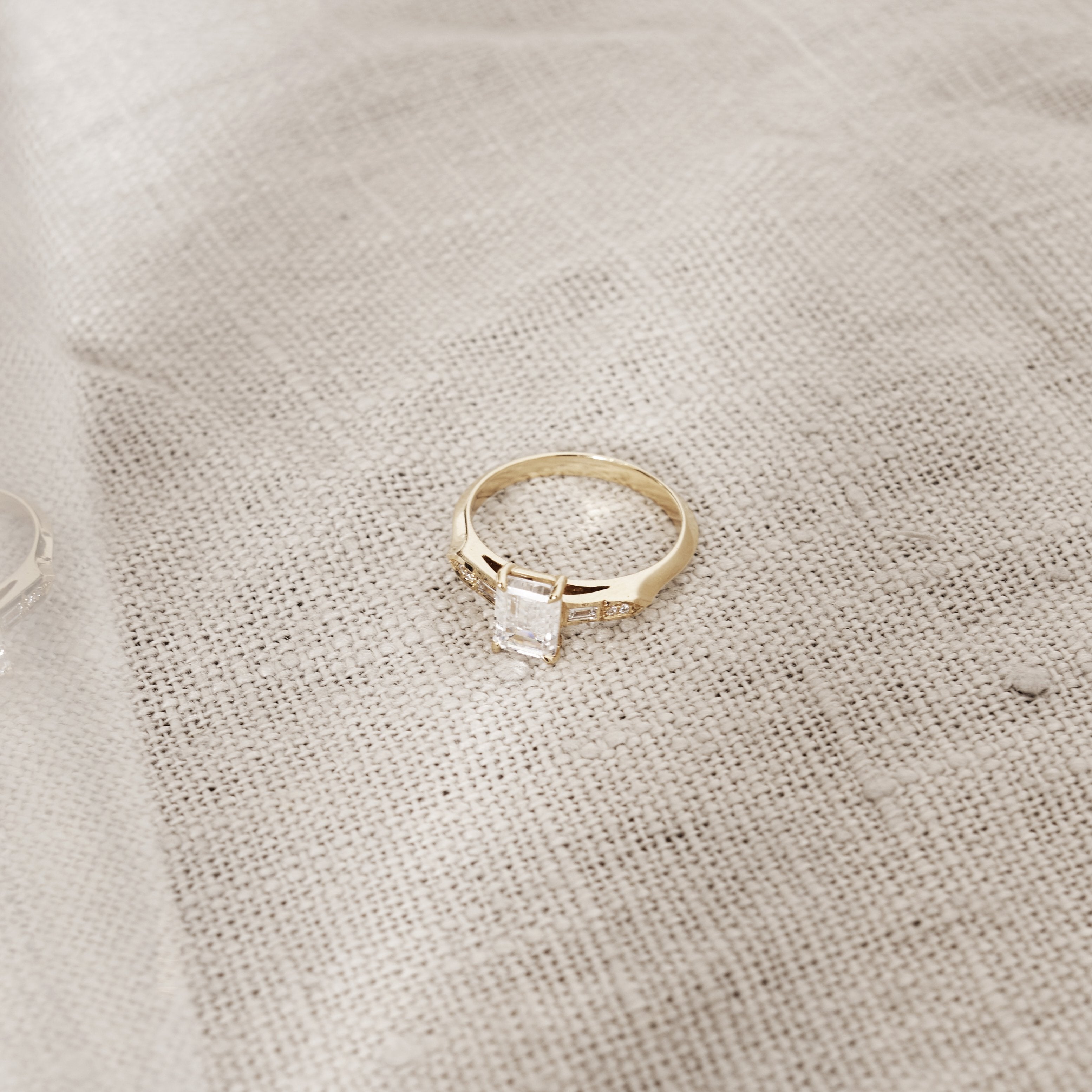 The Leona Ring by East London jeweller Rachel Boston | Discover our collections of unique and timeless engagement rings, wedding rings, and modern fine jewellery.