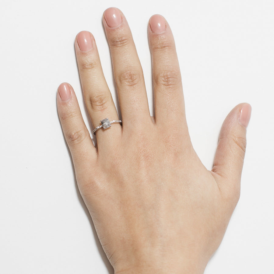 The X - Seker Ring by East London jeweller Rachel Boston | Discover our collections of unique and timeless engagement rings, wedding rings, and modern fine jewellery. - Rachel Boston Jewellery