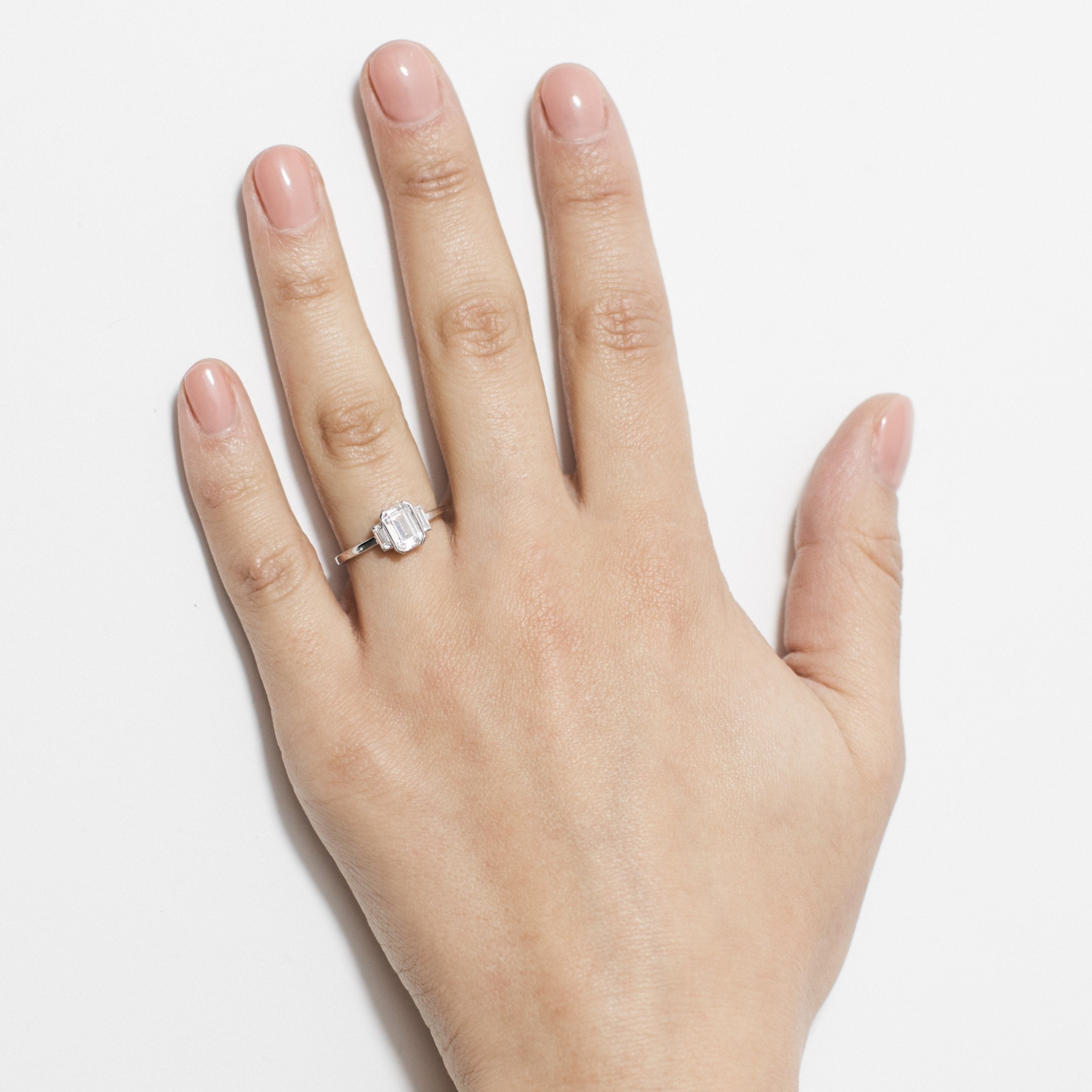 The Vela Ring by East London jeweller Rachel Boston | Discover our collections of unique and timeless engagement rings, wedding rings, and modern fine jewellery.