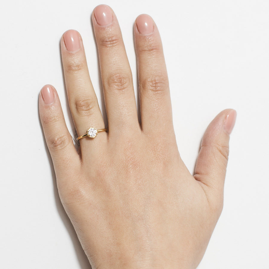 The Aquila Ring by East London jeweller Rachel Boston | Discover our collections of unique and timeless engagement rings, wedding rings, and modern fine jewellery. - Rachel Boston Jewellery