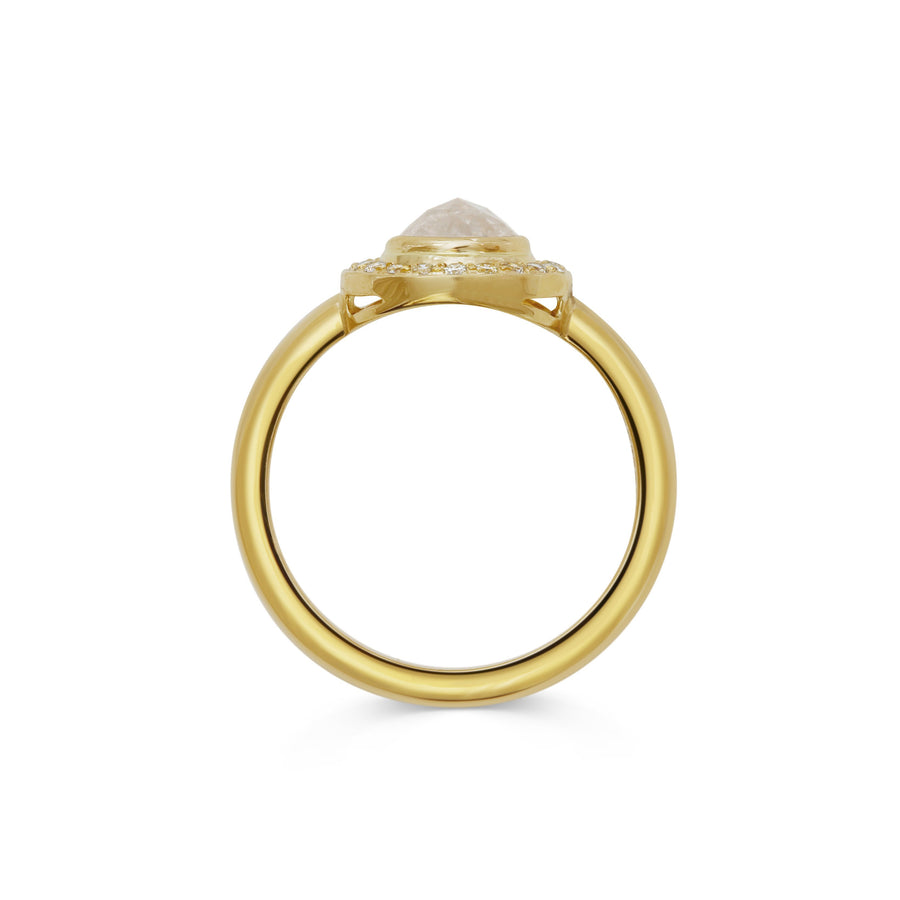 The X - Hesperus Ring by East London jeweller Rachel Boston | Discover our collections of unique and timeless engagement rings, wedding rings, and modern fine jewellery. - Rachel Boston Jewellery
