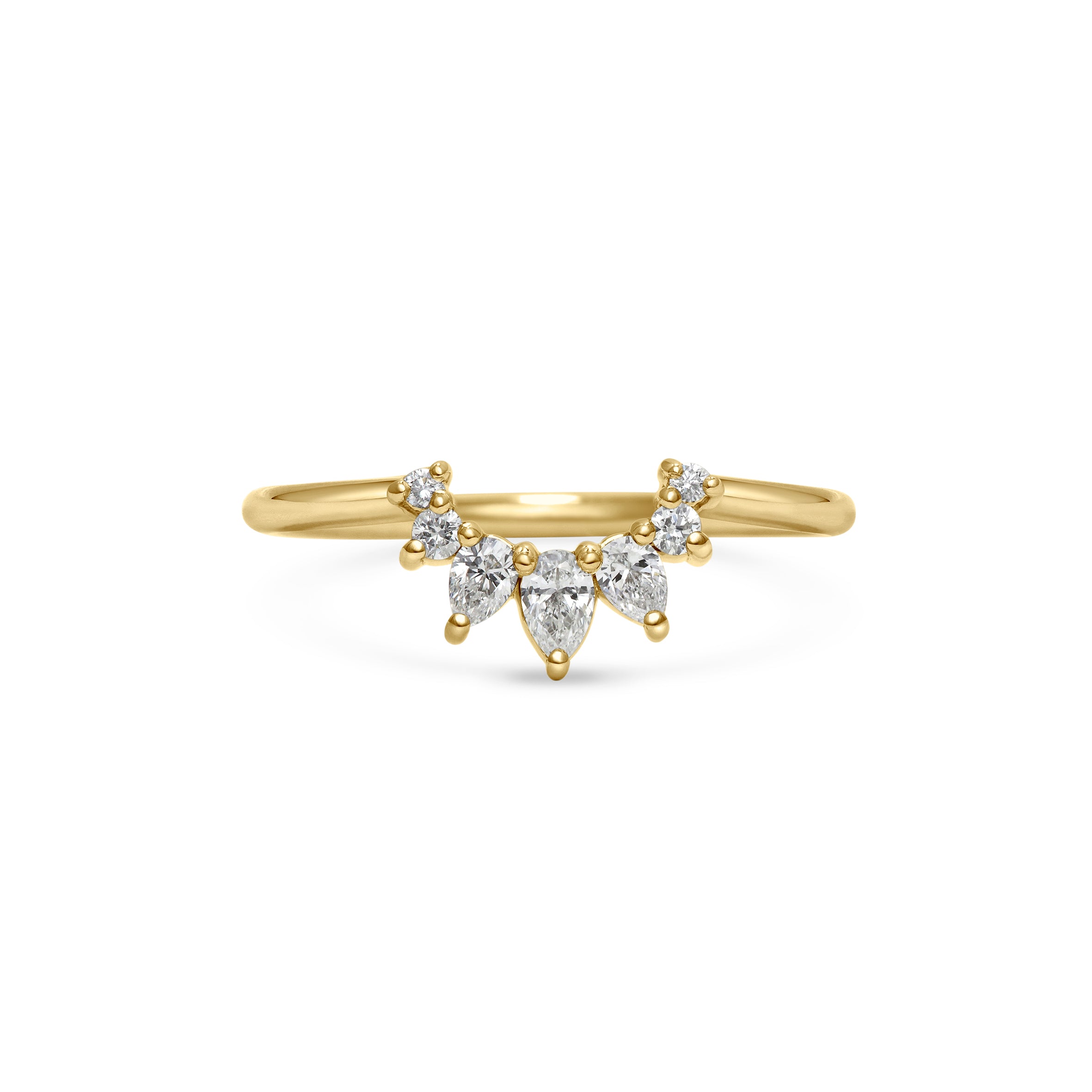 The Comet Hale Bopp Wedding Band by East London jeweller Rachel Boston | Discover our collections of unique and timeless engagement rings, wedding rings, and modern fine jewellery.