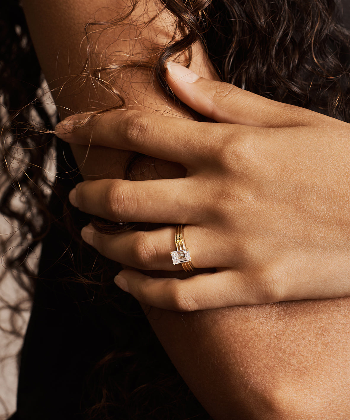 The Rosa Ring by East London jeweller Rachel Boston | Discover our collections of unique and timeless engagement rings, wedding rings, and modern fine jewellery.
