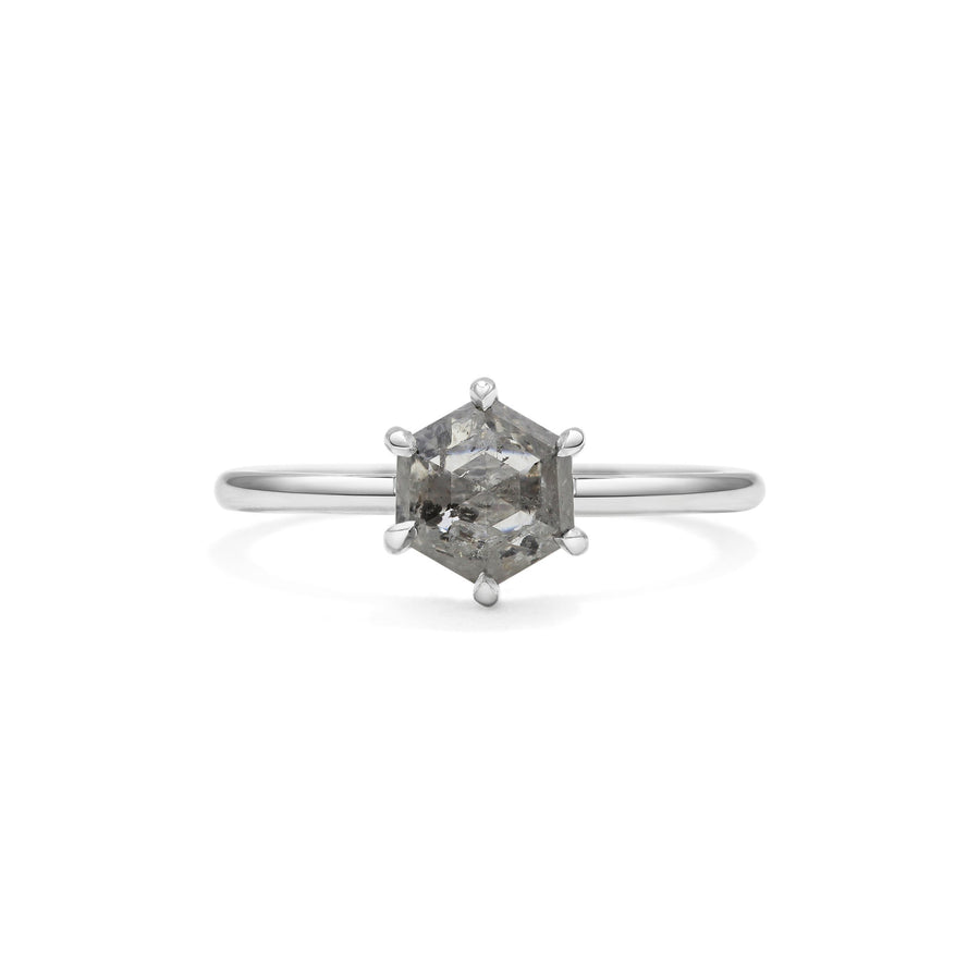 The X - Aeson Ring by East London jeweller Rachel Boston | Discover our collections of unique and timeless engagement rings, wedding rings, and modern fine jewellery. - Rachel Boston Jewellery